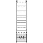 Striebel & John 2CPX054007R9999 FV17A2 Rozváděcí pole vestavné Počet modulů (šířka) = 12 Počet řádků = 5 Obsah 1 ks
