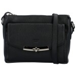 Kožená dámská crossbody Malone Katana, černá