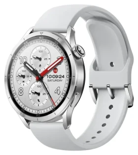 Xiaomi Watch S5 46 mm stříbrná, bílý řemínek / Chytré hodinky / 1,48" AMOLED / 480 x 480 / 5 ATM / Bluetooth (70273)