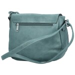 Trendy dámská crossbody s velkou klopou Rashida new, džínově modrá