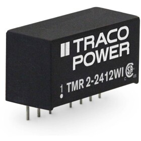 TracoPower TMR 2-4822WI DC/DC měnič napětí do DPS 48 V/DC 12 V/DC, -12 V/DC 85 mA 2 W Počet výstupů: 2 x Obsah 10 ks
