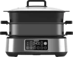 SENCOR SPR 6300BK černá / Multifunkční pomalý hrnec a gril / 1360W / 6L / 40 - 200°C (8590669366774)