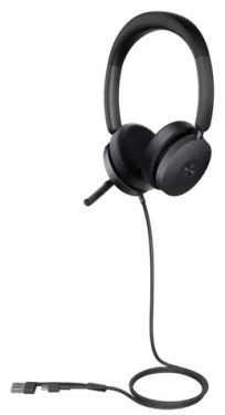 Yealink UH48 Dual Teams černá / Sluchátka / S mikrofonem / Přes hlavu / USB-C/USB-A (1308151)