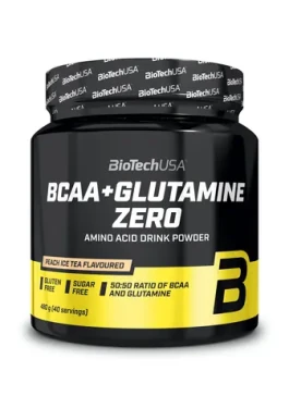 BioTech BCAA + Glutamine Zero 480 g peach ice tea (14792)