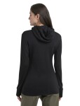 ICEBREAKER Wmns Merino 260 Quantum IV LS Zip Hoodie, Black velikost: XS