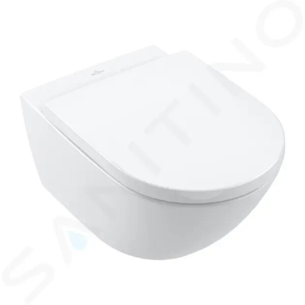 VILLEROY & BOCH - Subway 3.0 Závěsné WC, TwistFlush, AntiBac, CeramicPlus, Stone White 4670T0RW