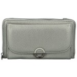 Trendy dámská koženková crossbody/peněženka Lukrecius, stříbrná
