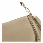 Stylová dámská kožená crossbody kabelka Dawn, taupe