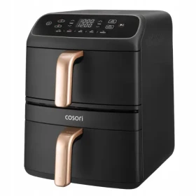 Cosori Turbo Tower Compact černá / Horkovzdušná fritéza / 2630 W / 8.6 L / keramika (CAF-DC861-CEUR)