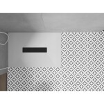 MEXEN/S - Toro obdélníková sprchová vanička SMC 140 x 70, bílá, mřížka černá 43107014-B