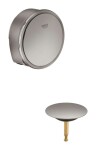 GROHE - Talentofill Rozeta k napouštěcí, odtokové a přepadové soupravě, Satin Steel 19952MS0