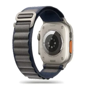 Tech-Protect Nylon Pro Strap modro-šedý / Řemínek pro Apple Watch / 42/44/45/49 mm / Nylon