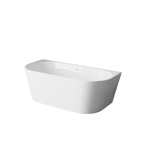 INVENA - Volně stojící vana příčné 150 cm Astri se sifonem AN-03-15U-F