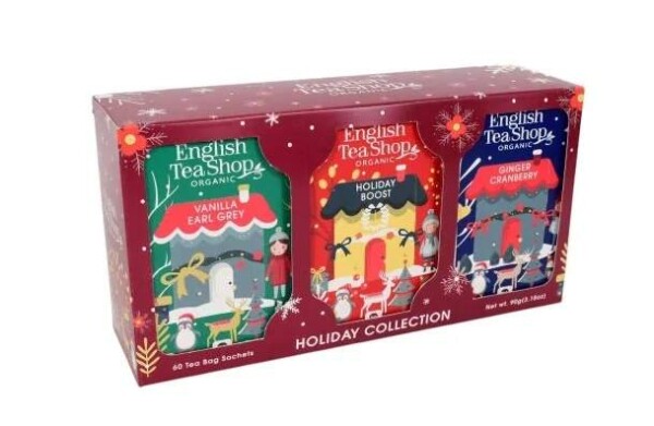 ETS Červená vánoční kolekce čajů Trojka 3x20ks