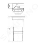 GROHE - Rapid SL Adaptér pro WC moduly s nádržkou 42333000