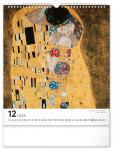 Nástěnný kalendář Gustav Klimt 2025, 30 34 cm