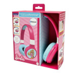 Lexibook 2v1 bluetooth skládací sluchátka Barbie s limitem hlasitosti