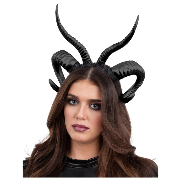 Smiffys.com Rohy - čertí profi černé