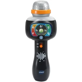 VTech Karaoke mikrofon dětský černá / Mikrofon / Bluetooth / Karaoke efekt / 15 písniček / od 2 let