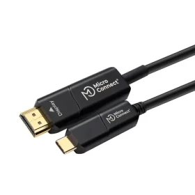 MicroConnect Premium Active Optic Fiber kabel USB C - HDMI 2.0 M-M 15m černá (USB3.1CHDMI15OP)