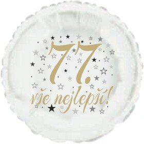 77. narozeniny balónek kruh Balonky.cz 77. narozeniny balónek kruh Balonky.cz