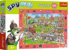 Trefl - Puzzle - Puzzle s hledáním obrázků Spy Guy: Městi