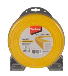 Makita E-02886 - struna nylonová Pro 3.0mm hranatá žlutá / 44m (E-02886)