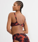 SUMMER PALM - Minimizer plavkový top s kosticemi Triumph BROWN 44C