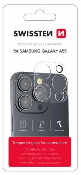 SWISSTEN Ochranné sklo čoček fotoaparátu pro SAMSUNG GALAXY A55 (94500216)