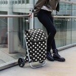 Nákupní vozík na kolečkách Reisenthel Shopping trolley Dots white