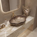 REA - Umyvadlo na desku Pearl Ombre REA-U0629