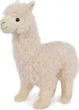 Lama Alpaka plyš bílá 30 cm