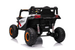 Mamido Elektrické autíčko Buggy Madman bílé | UTV-MX 4x4 | EVA kola | 12V 10Ah | EKO kůže