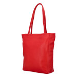 Luxusní dámská kožená kabelka Jane, červená
