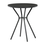 Zahradní stůl 60x60cm, plast, černá, AZT-H1021 BK