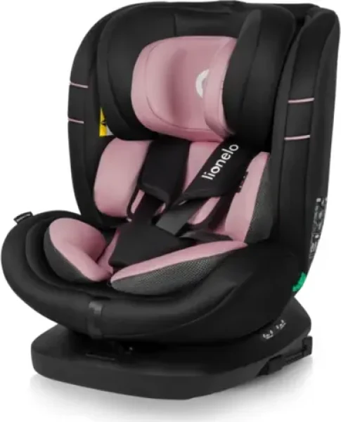 LIONELO Autosedačka Bastiaan i-Size Pink Rose / Výška 40-150 cm / ISOFIX, Top Tether / Otočení 360° (LO-BASTIAAN I-SIZE PINK ROSE)