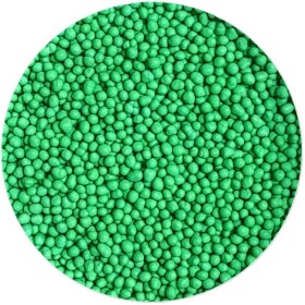 Cukrové zdobení Perličky zelené máček 50g