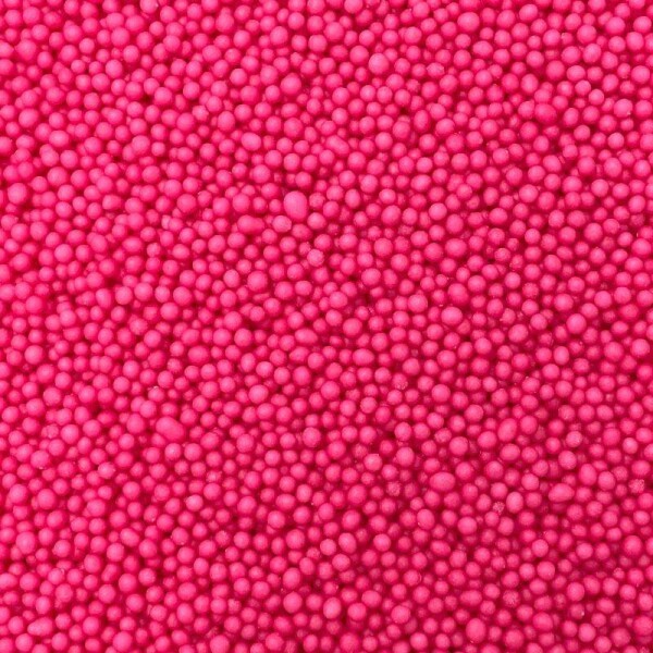 Cukrové perličky 2mm růžové 1kg - I LOVE CAKES