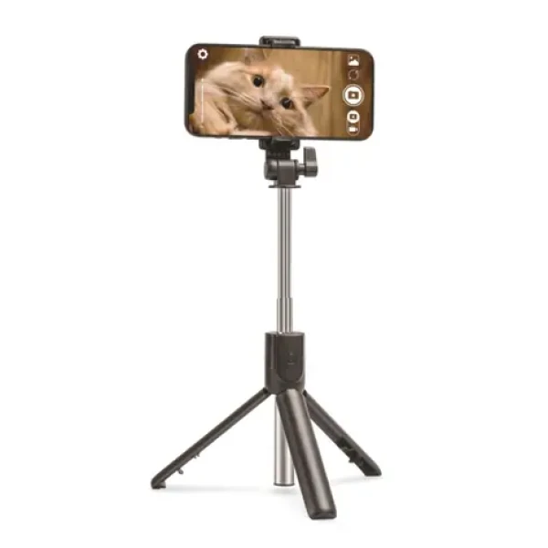 Setty GSM165160 černá / Selfie tyč / stojan / 60-95 mm / Bluetooth (GSM165160)