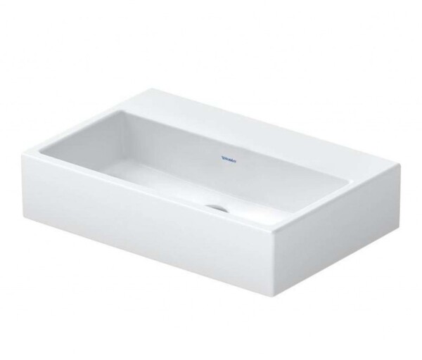 DURAVIT - Vero Air Umyvadlo nábytkové 60x40 cm, bez přepadu, bez otvoru pro baterii, WonderGliss, bílá 23686000791