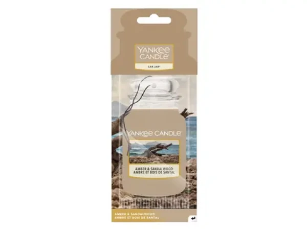 Yankee Candle AMBER & SANDALWOOD papírová visačka