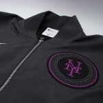 Nike Pánská bunda New York Mets MLB City Connect 2026 Authentic Dugout Bomber Anthrazit Velikost: L