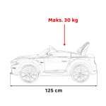Mamido Dětské elektrické autíčko Ford Mustang GT červené