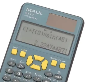 Maul MSC 417 černá / Kalkulačka vědecká / solární a bateriové napájení / 417 funkcí (7270790)