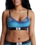 Dámská sportovní podprsenka Calvin Klein QF7218E modrá
