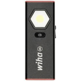 Wiha LED svítilna černá/červená / Svítilna / 1200 lm / COB LED / USB-C nabíjení / IK07/IPX3 (45699)
