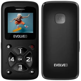 EVOLVEO EasyPhone ID černá / 1.7" / SOS / microSDHC (EP-400-IDB)
