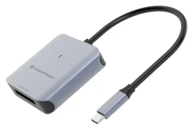 Conceptronic šedá / Čtečka paměťových karet / USB-C 3.2 Gen 2 / CFexpress 2.0 Type B / 10 Gbps (BIAN08G)