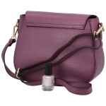 Luxusní dámská kožená crossbody Juliette, fialová