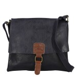 Trendy dámská koženková crossbody kabelka Mitta, modrá